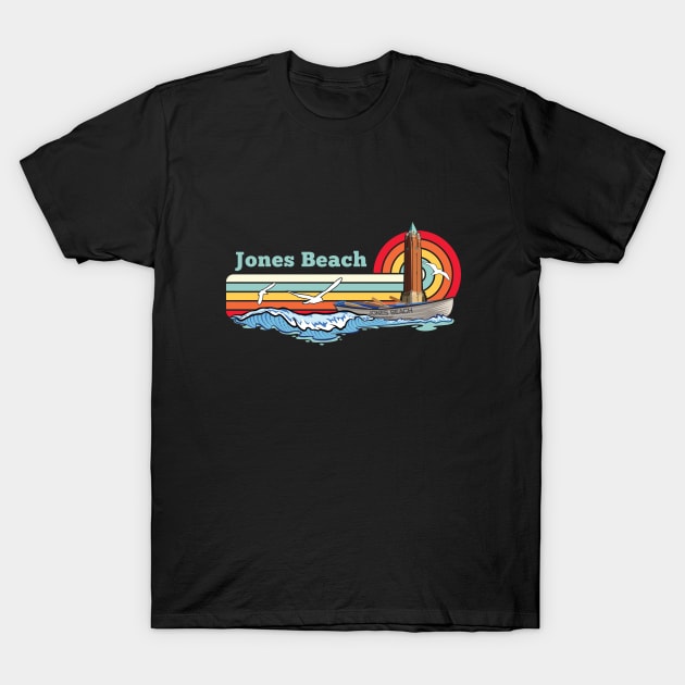 Awesome Jones Beach Long Island New York Design T-Shirt by SuburbanCowboy